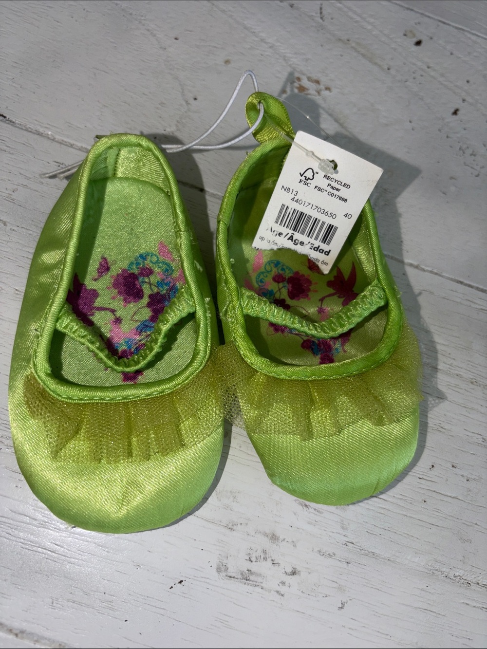 Disney baby shoes 0-6 months nwt princess and the frog 🐸 rare find offers welc